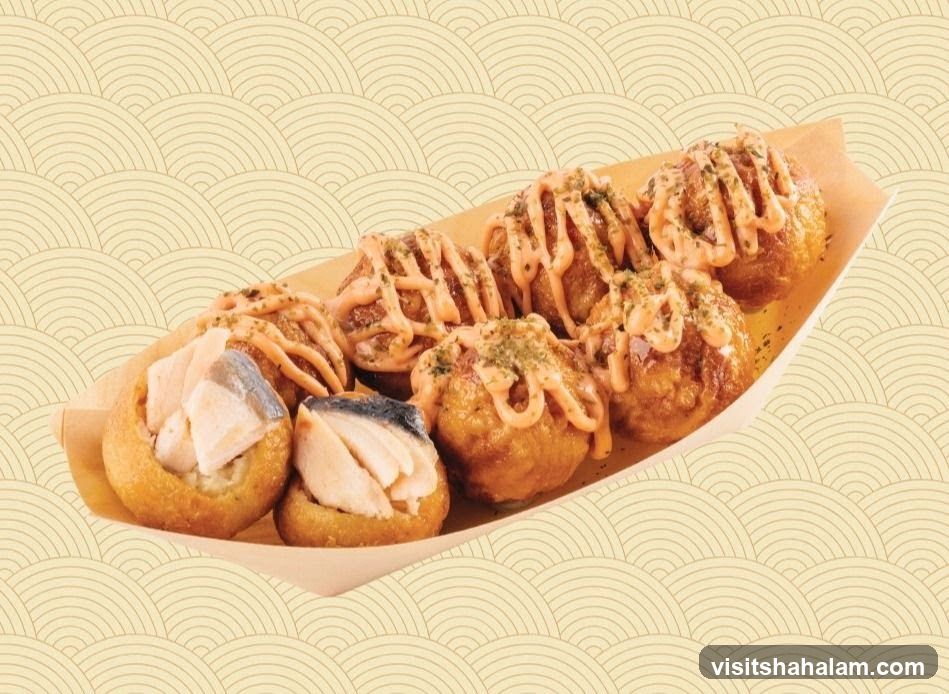 Takoyaki with Toppings