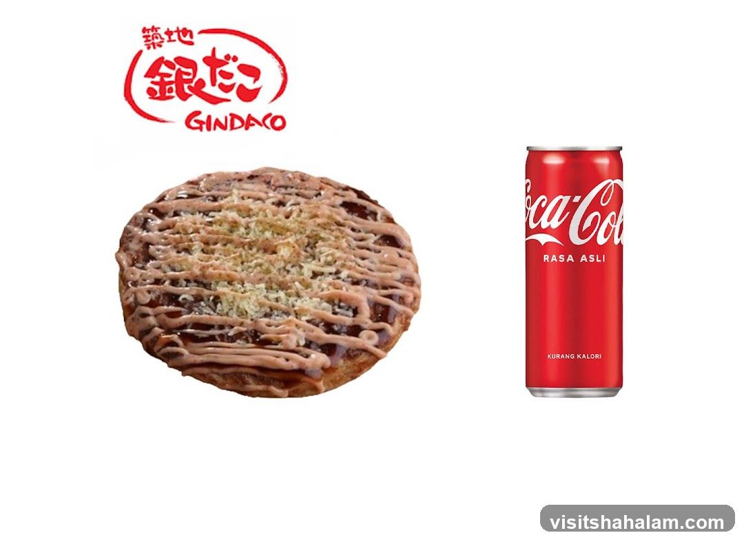 Gindaco Takoyaki and Coca-Cola