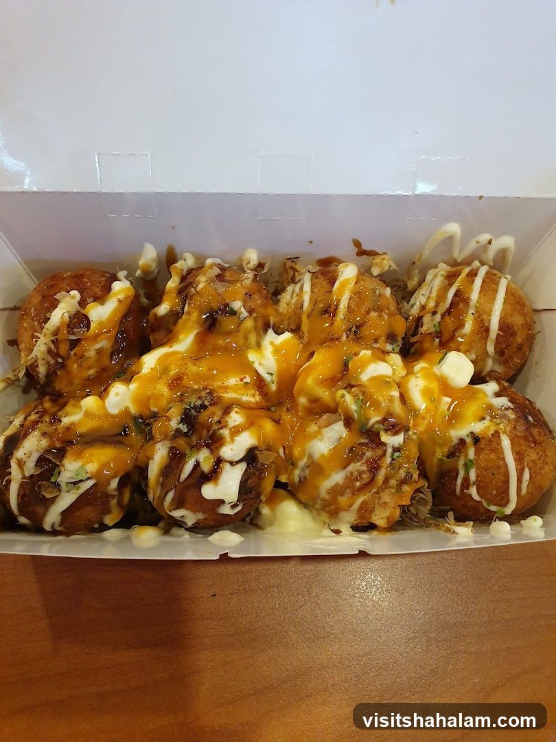 Takoyaki in a box
