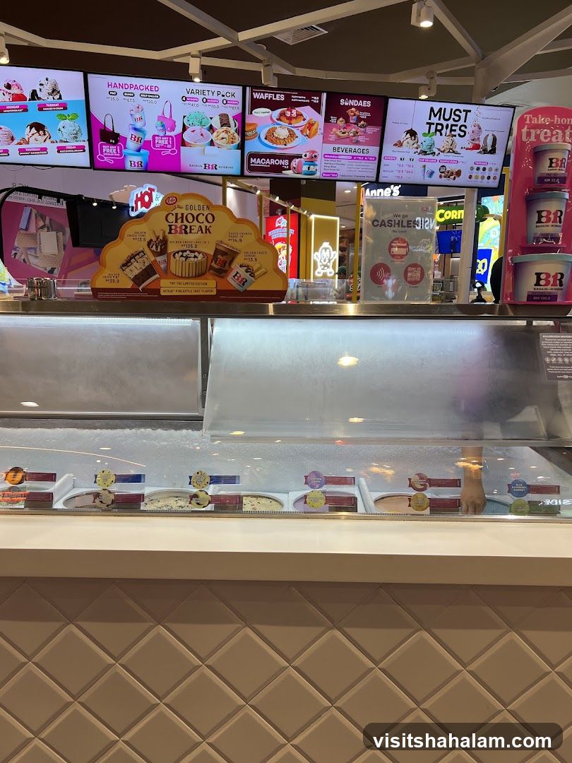 Ice Cream Shop Display