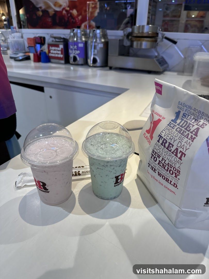 Two Milkshakes and a Bag