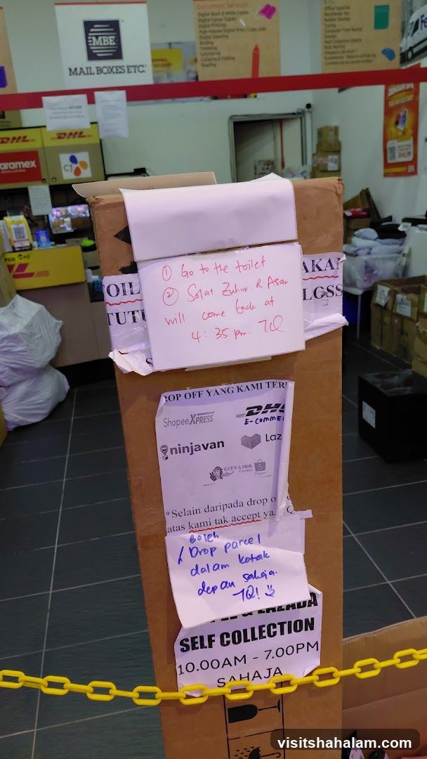 Package Drop-off Instructions