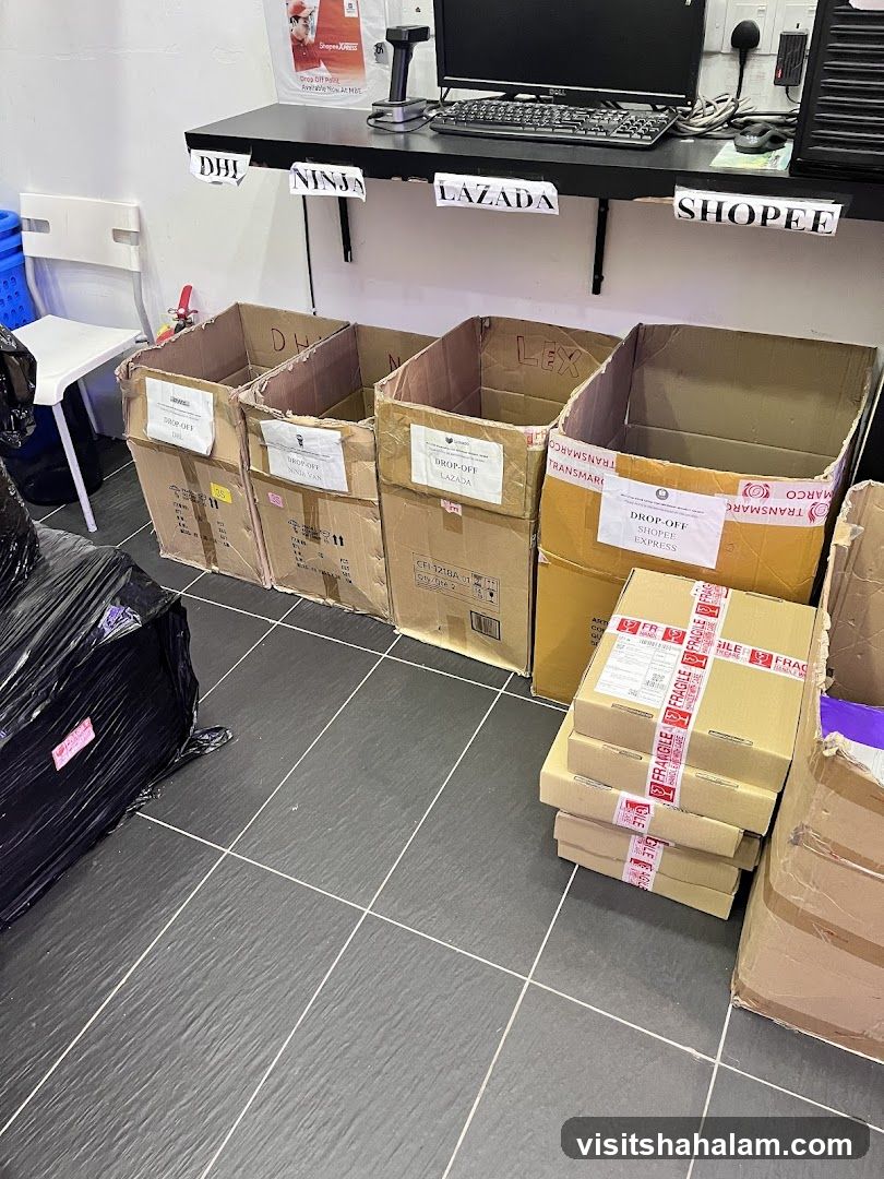Package Drop-off Area