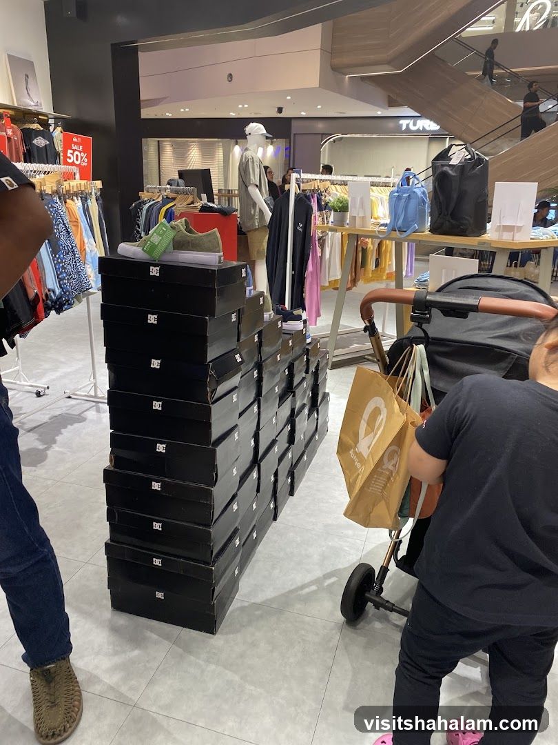 Shoe Boxes Display