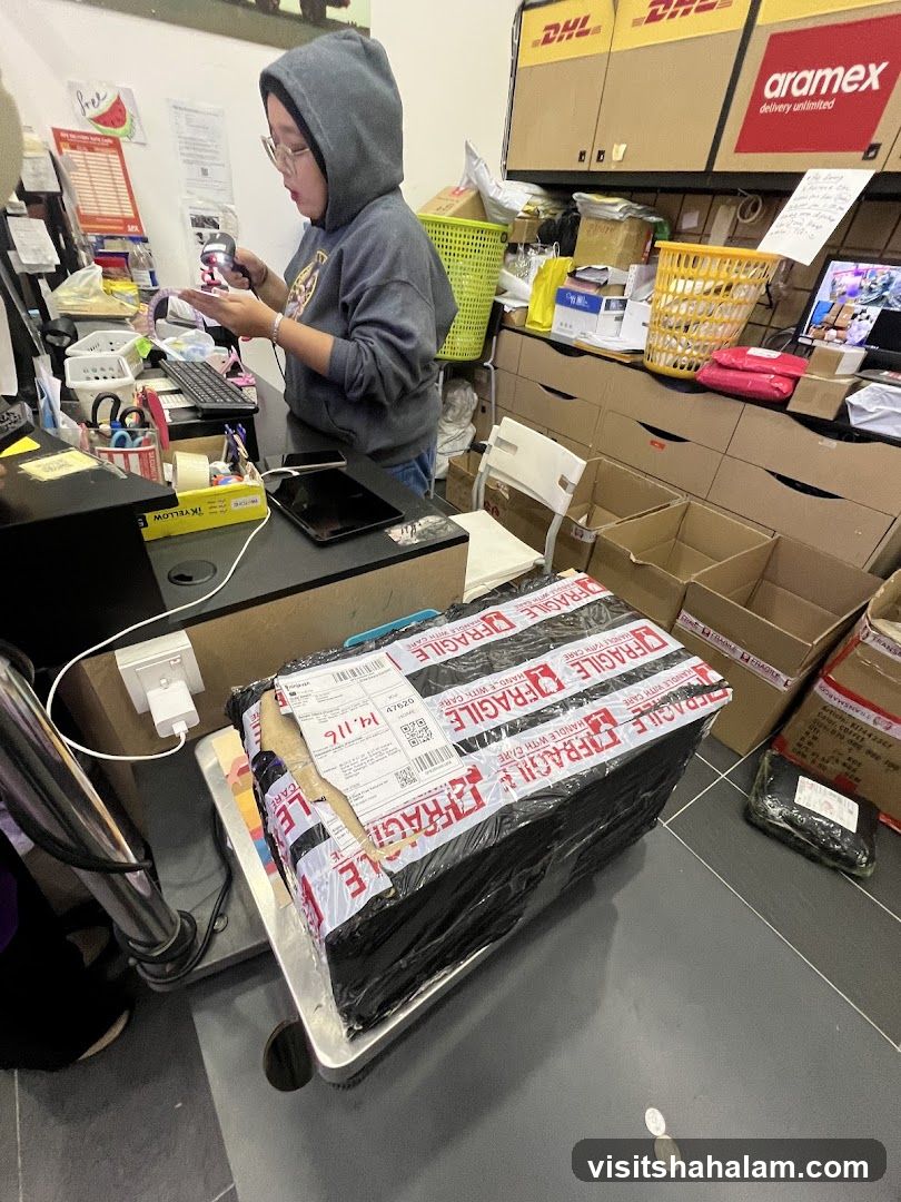 Shipping and Packaging Area