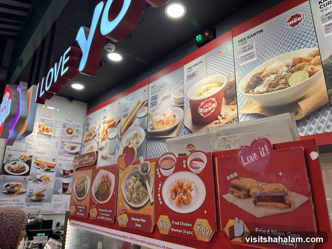 Food Menu Display