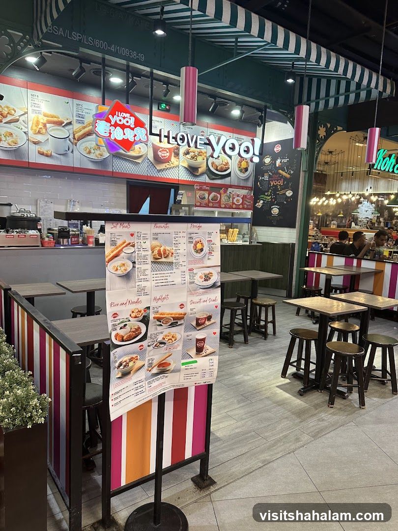 Food Stall with Menu