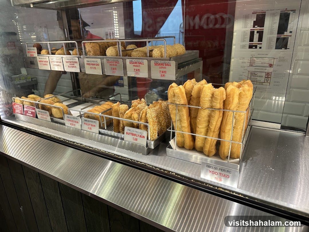 Fried Pastries Display