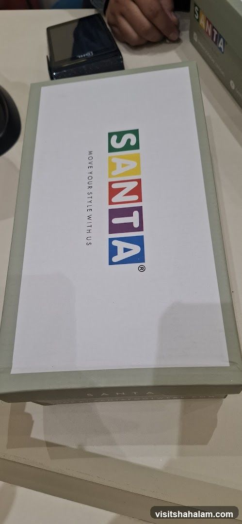 Santa Footwear Box