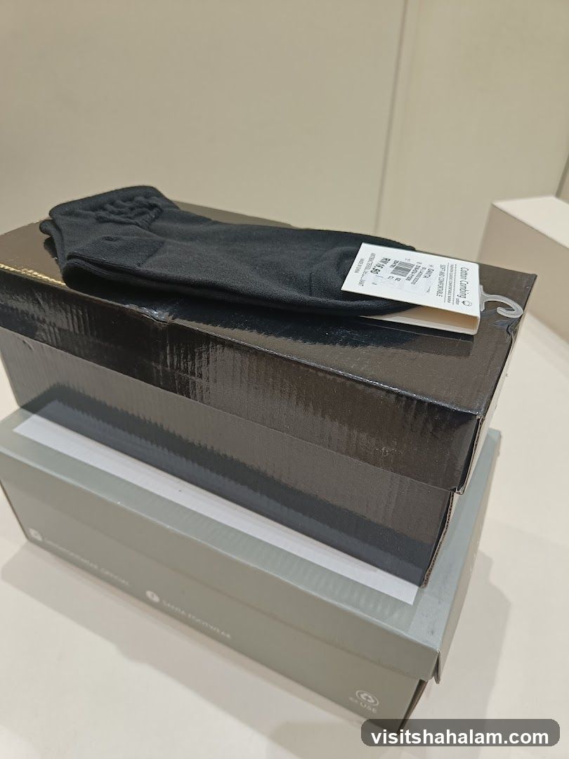 Black Socks on Boxes