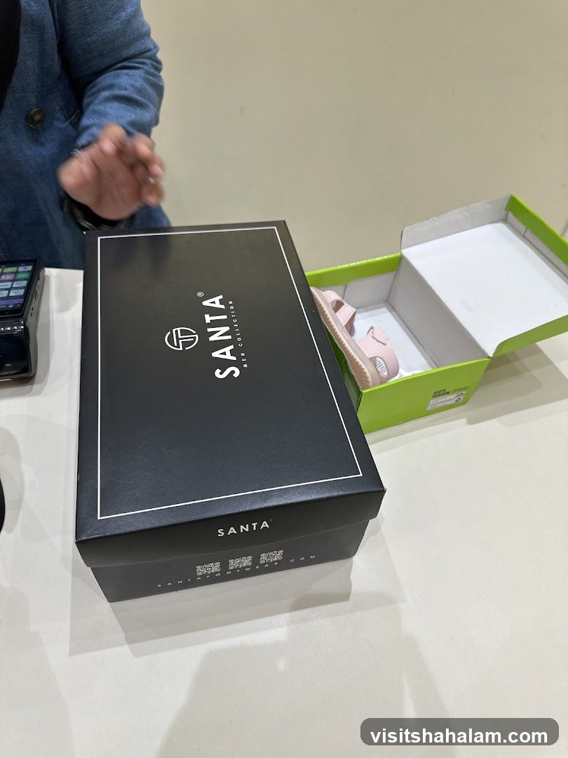Santa Footwear Box and Sandal