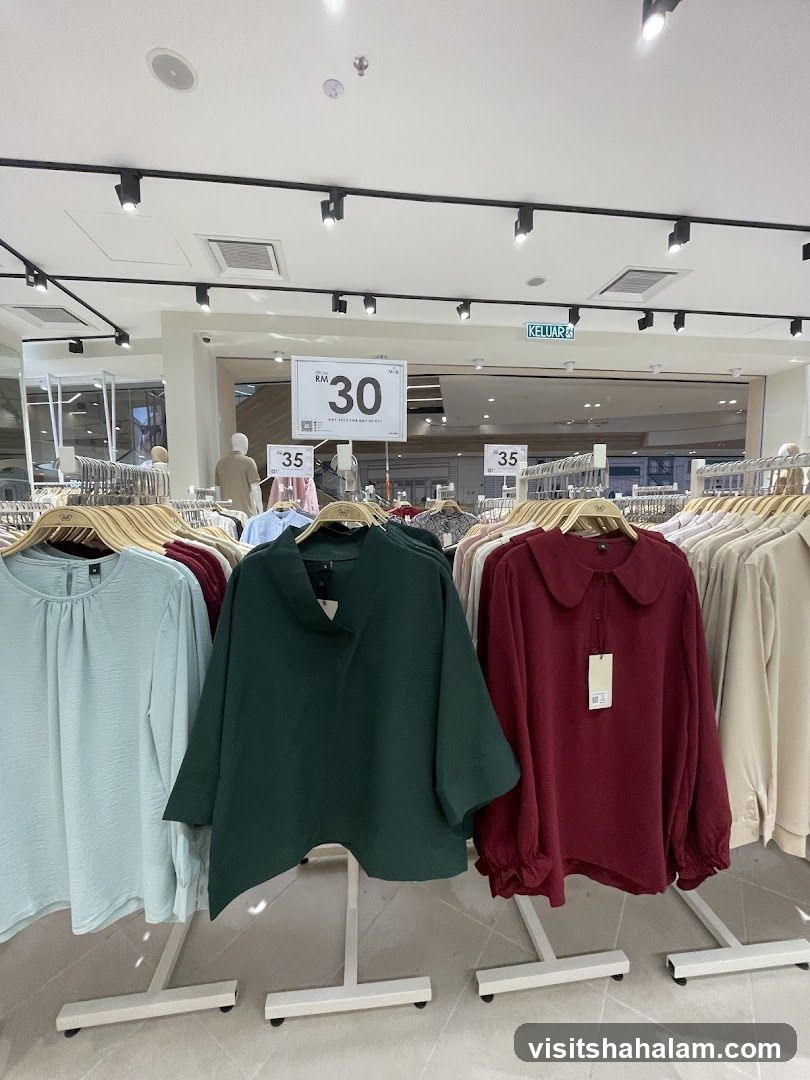 Women's Tops Display