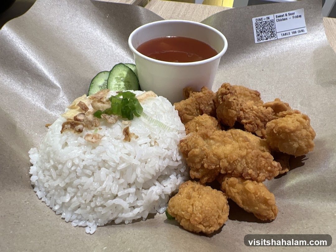 Sweet and Sour Chicken with Rice
