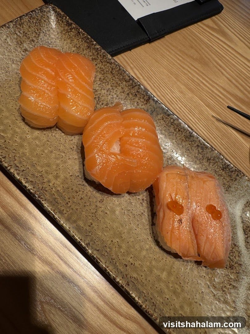 Salmon Nigiri Sushi