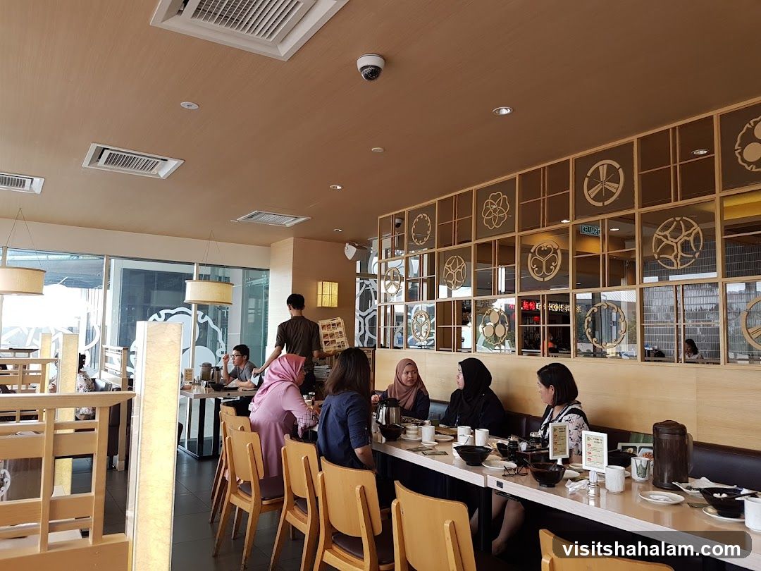Diners at a Japanese Restaurant