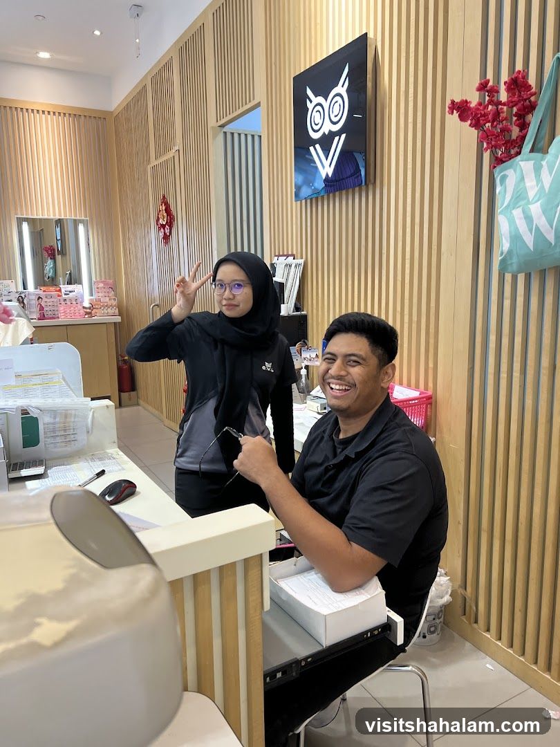Staff at Counter