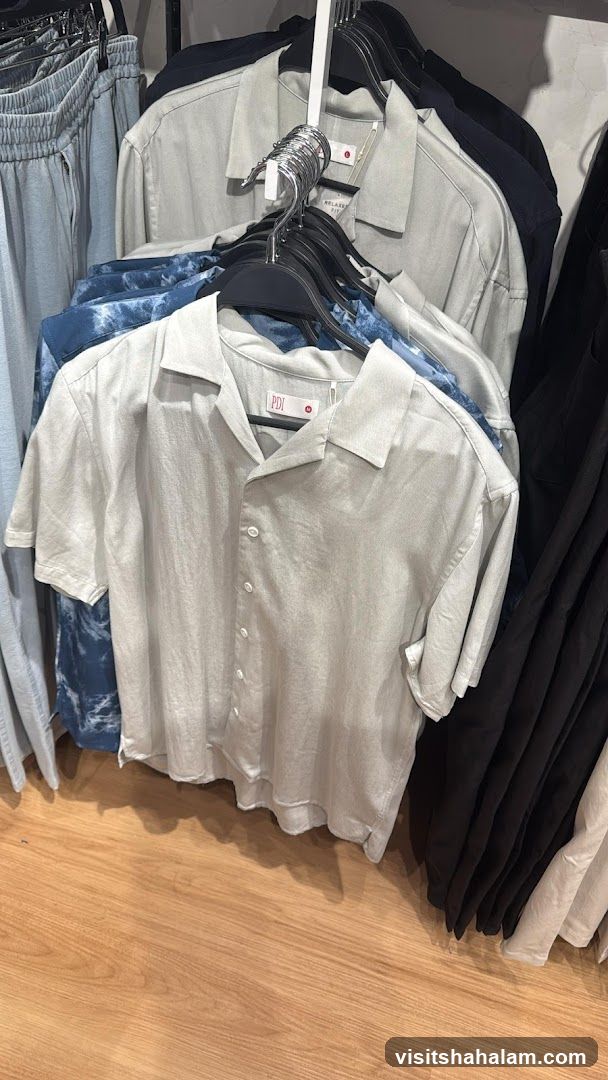 Men's Shirts on Display