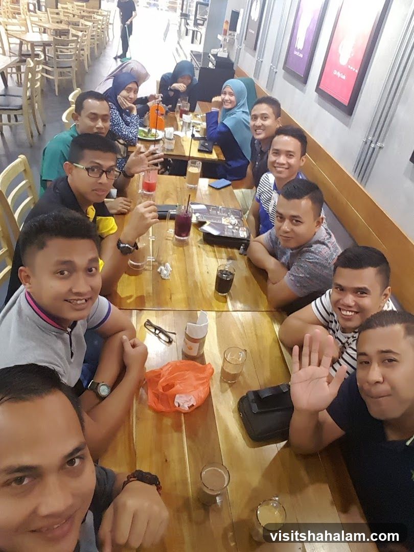 Group of people dining at a restaurant
