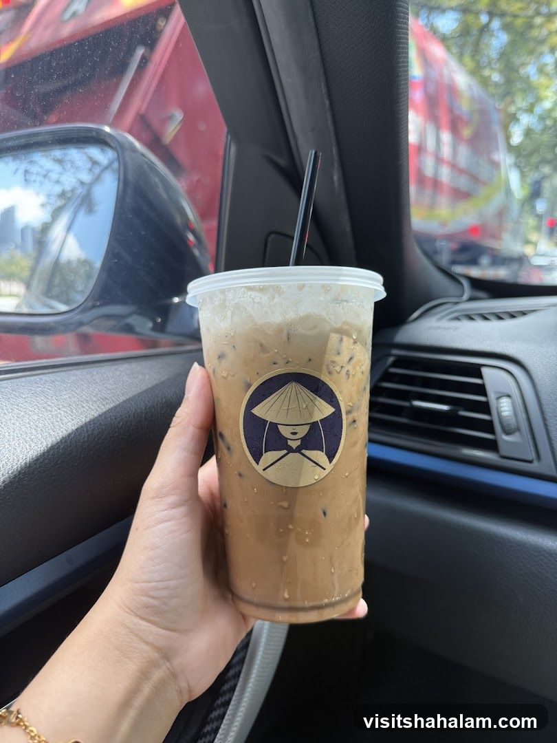 Iced Coffee in Car