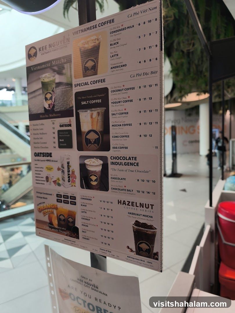 KEE NGUYỄN VIETNAMESE COFFEE MENU
