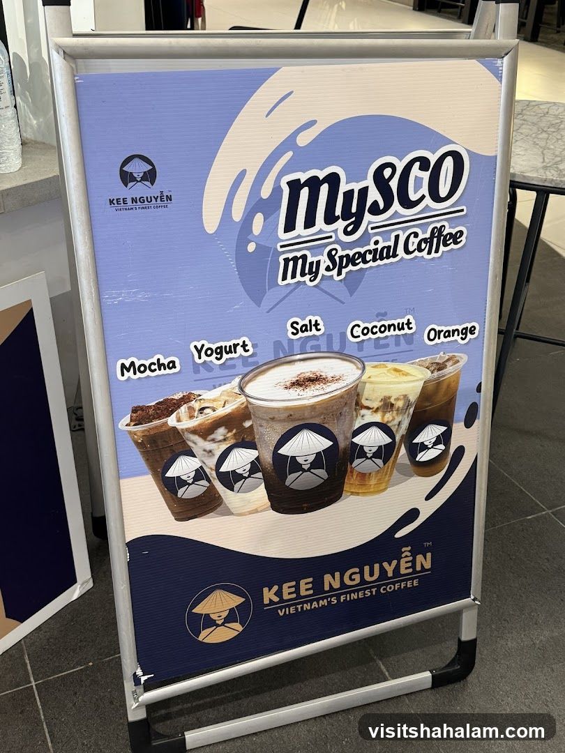MySCO Coffee Menu
