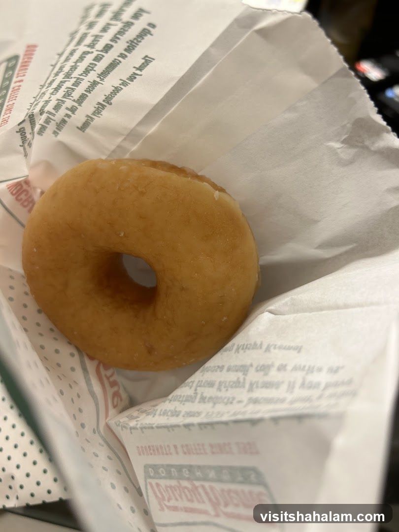 Glazed Donut in Bag