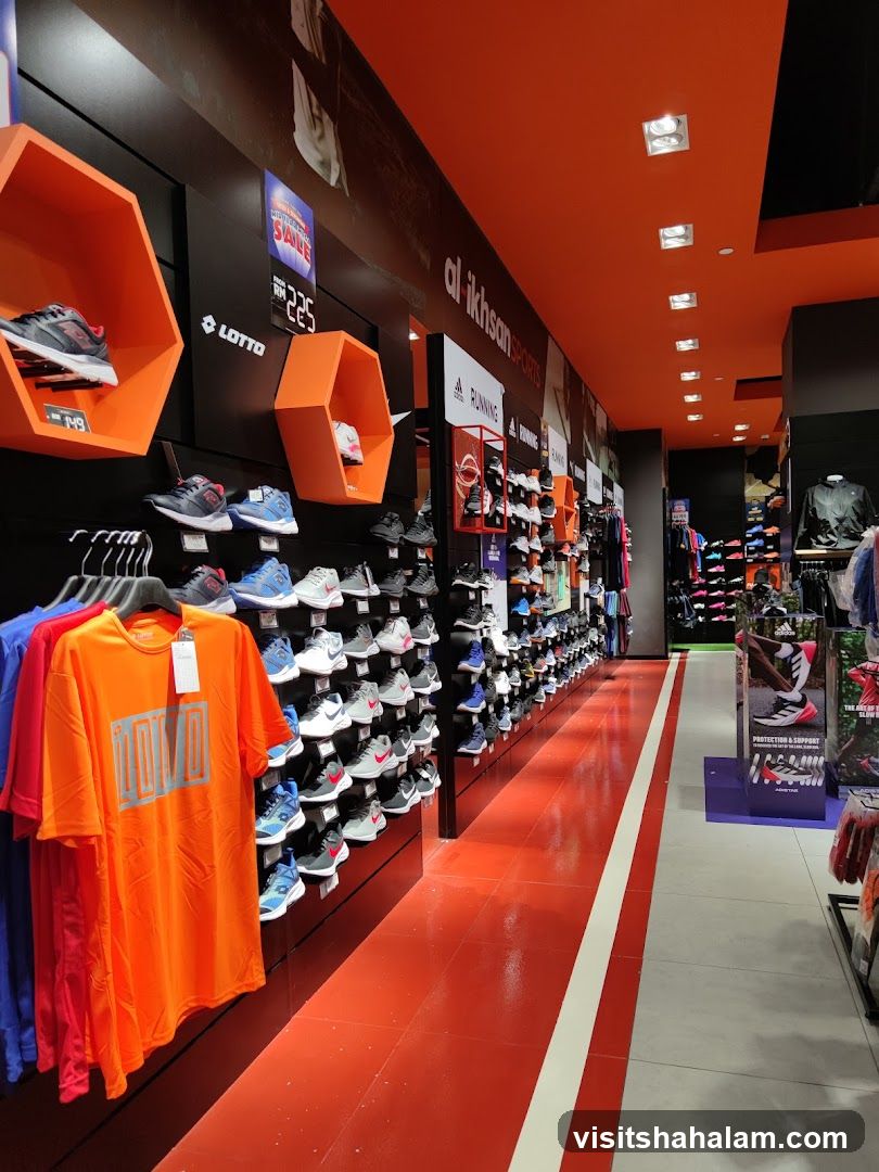 Sports Apparel and Footwear Store Interior