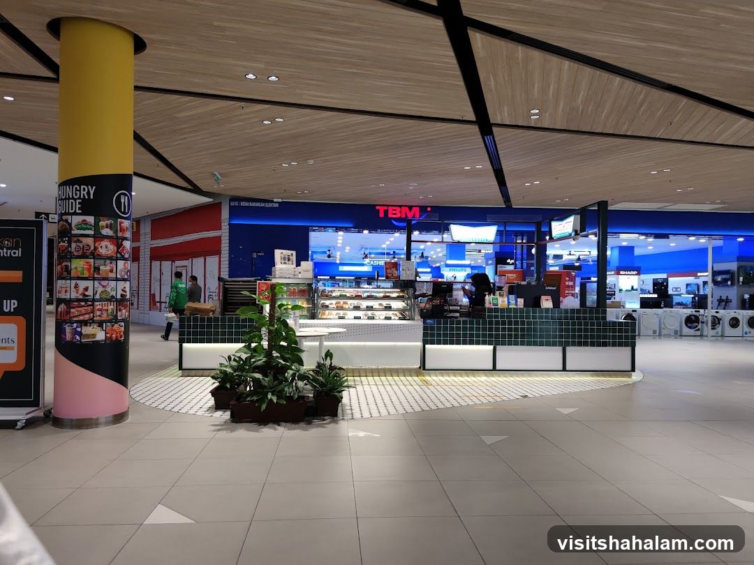 Mall Food Stall and Electronics Store