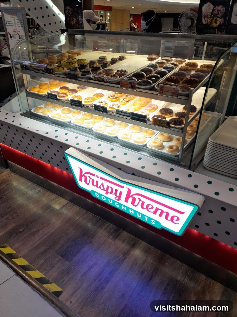 Krispy Kreme Doughnut Display