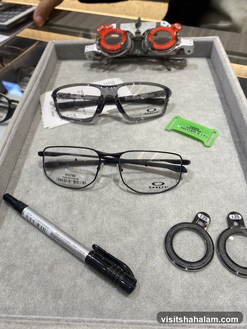 Eyeglasses and Optometry Tools