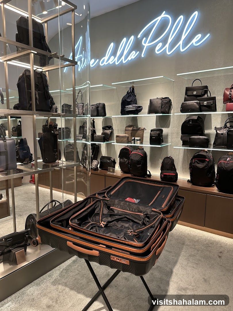 Bags and Luggage Display