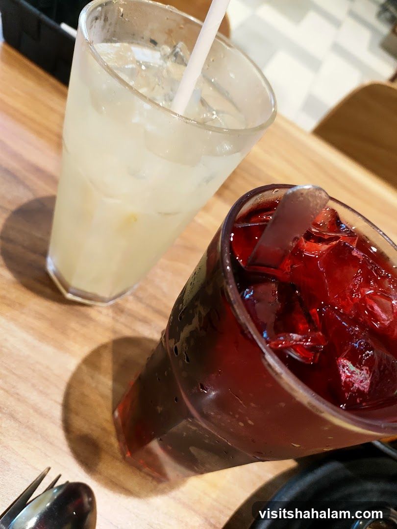 Two Iced Drinks