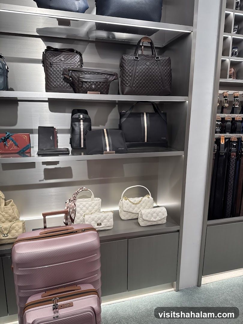 Bags and Luggage Display