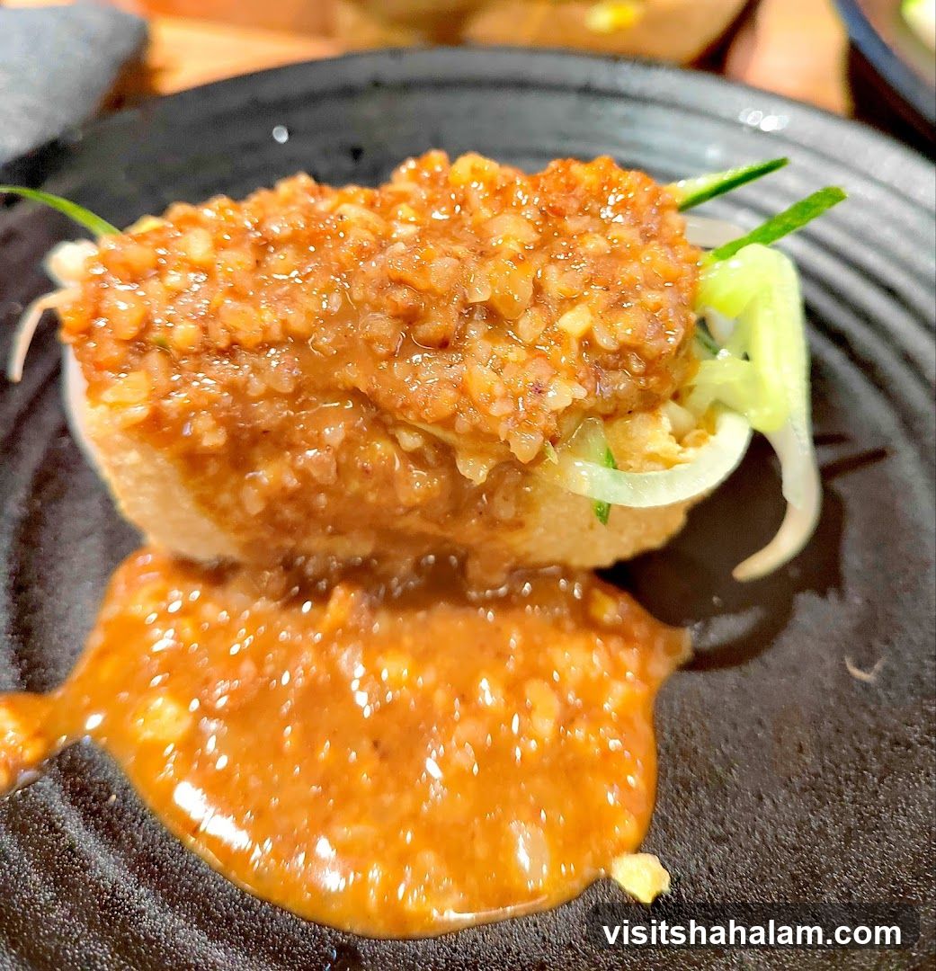 Savory Bite with Peanut Sauce
