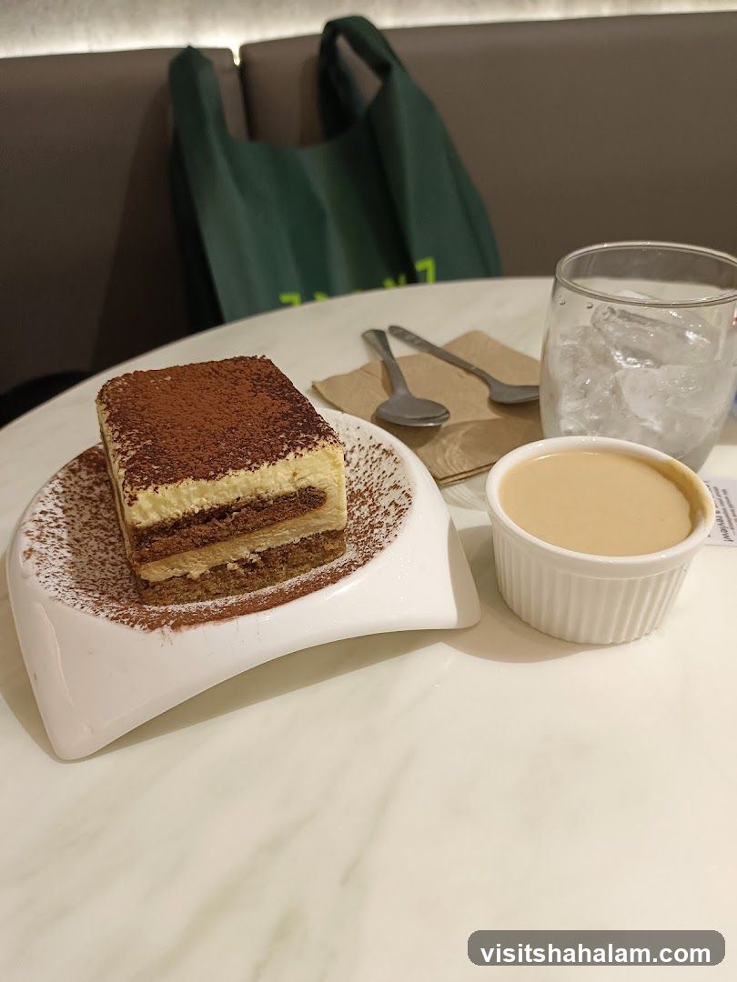Tiramisu and Coffee