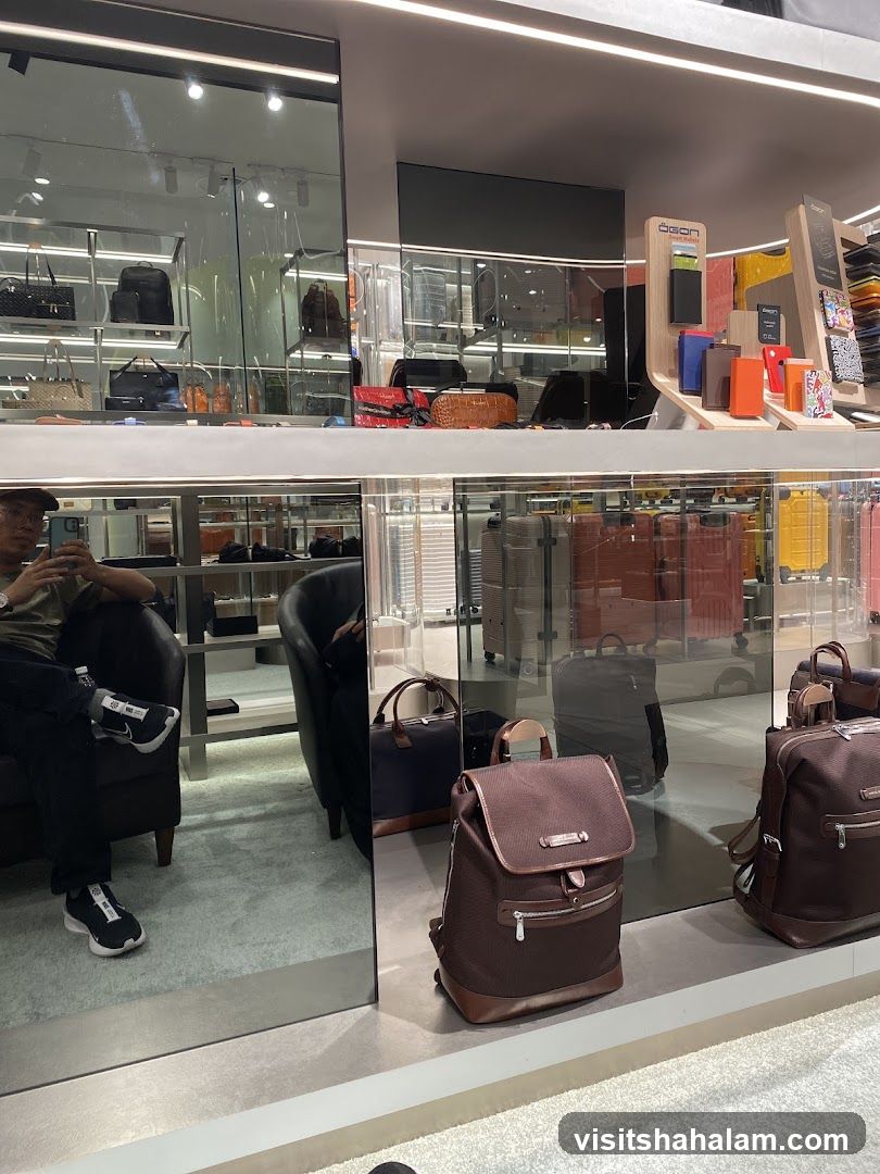 Bags and Luggage Display