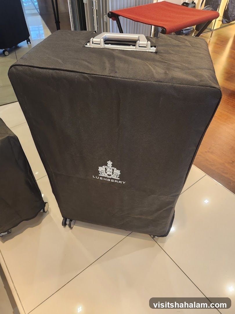 Luggage with Brand Logo