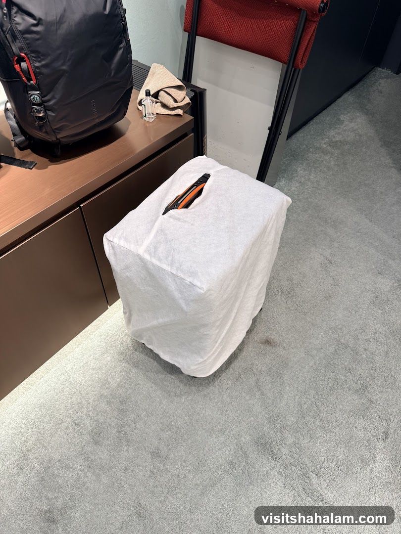 Backpack and covered object