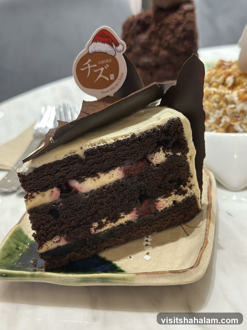 Chocolate Cake Slice