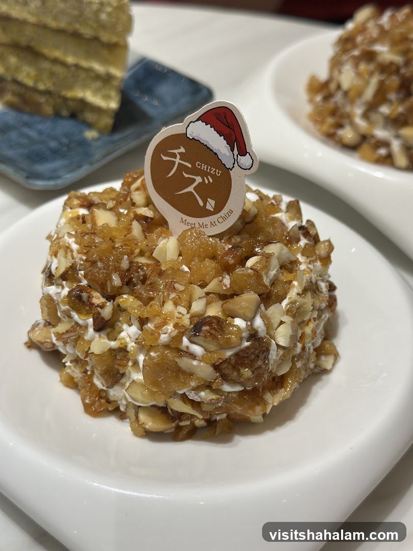 Chizu Dessert with Festive Topper