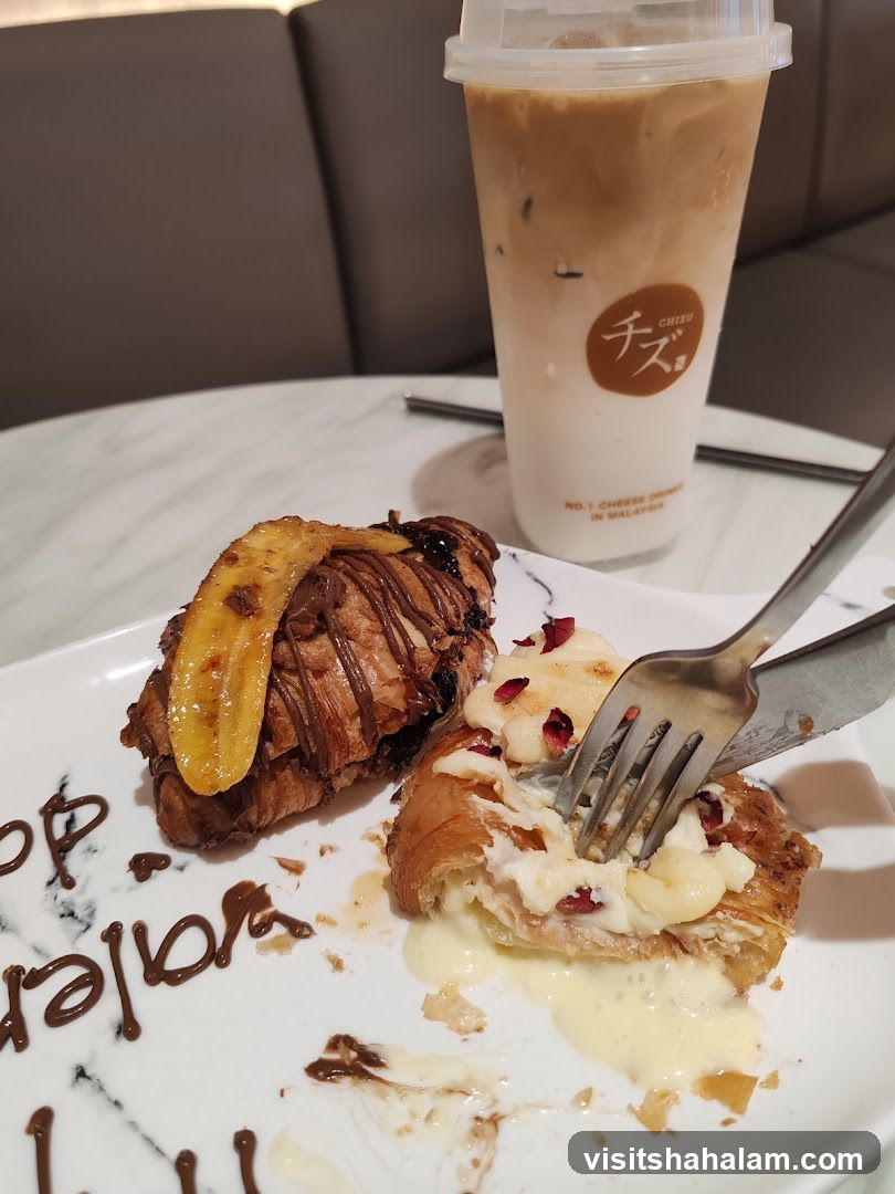 Croissants and Iced Coffee
