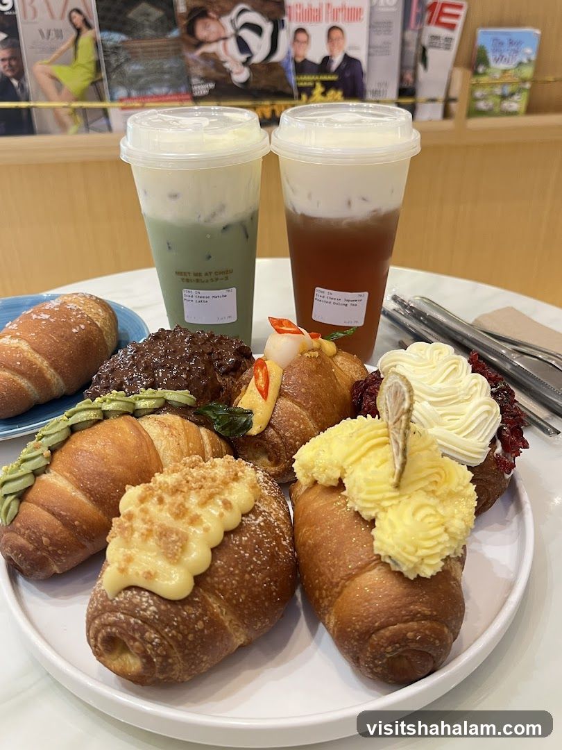Croissants and Drinks