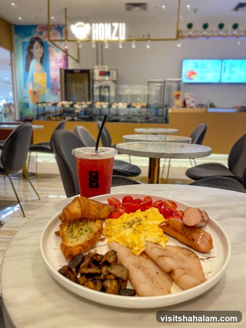 Breakfast Platter and Drink