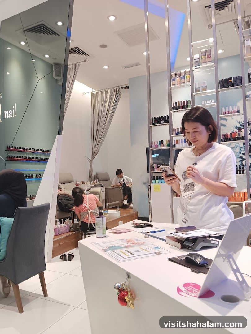 Nail Salon Interior
