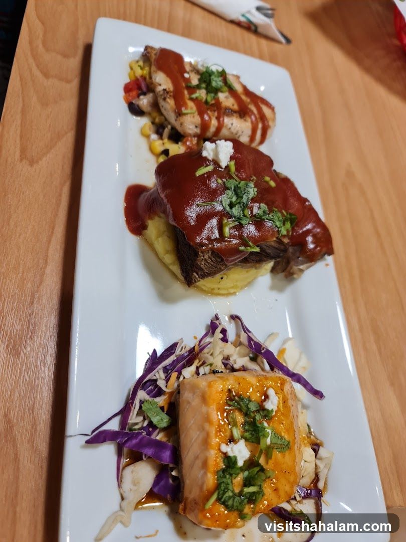 Three-Course Meal Platter