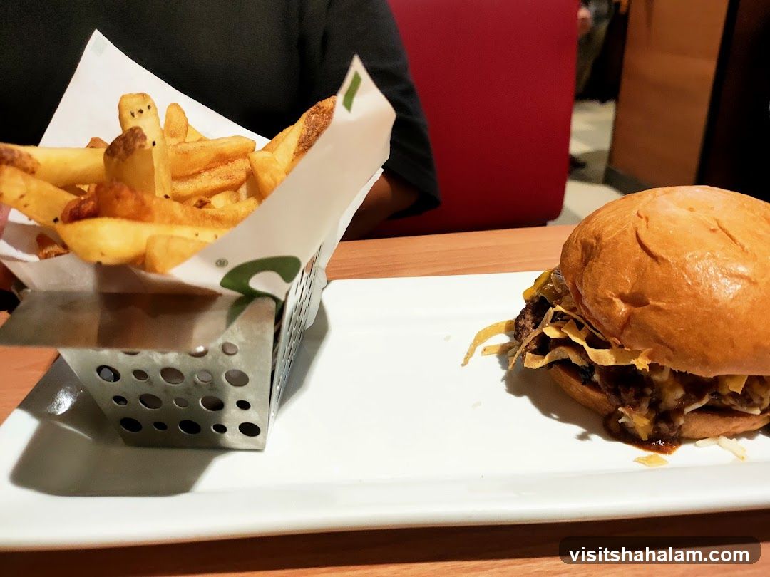 Burger and Fries
