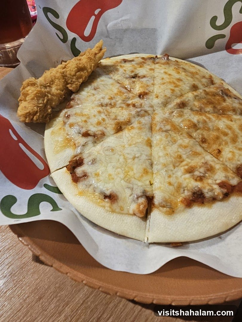 Pizza and Chicken Tender