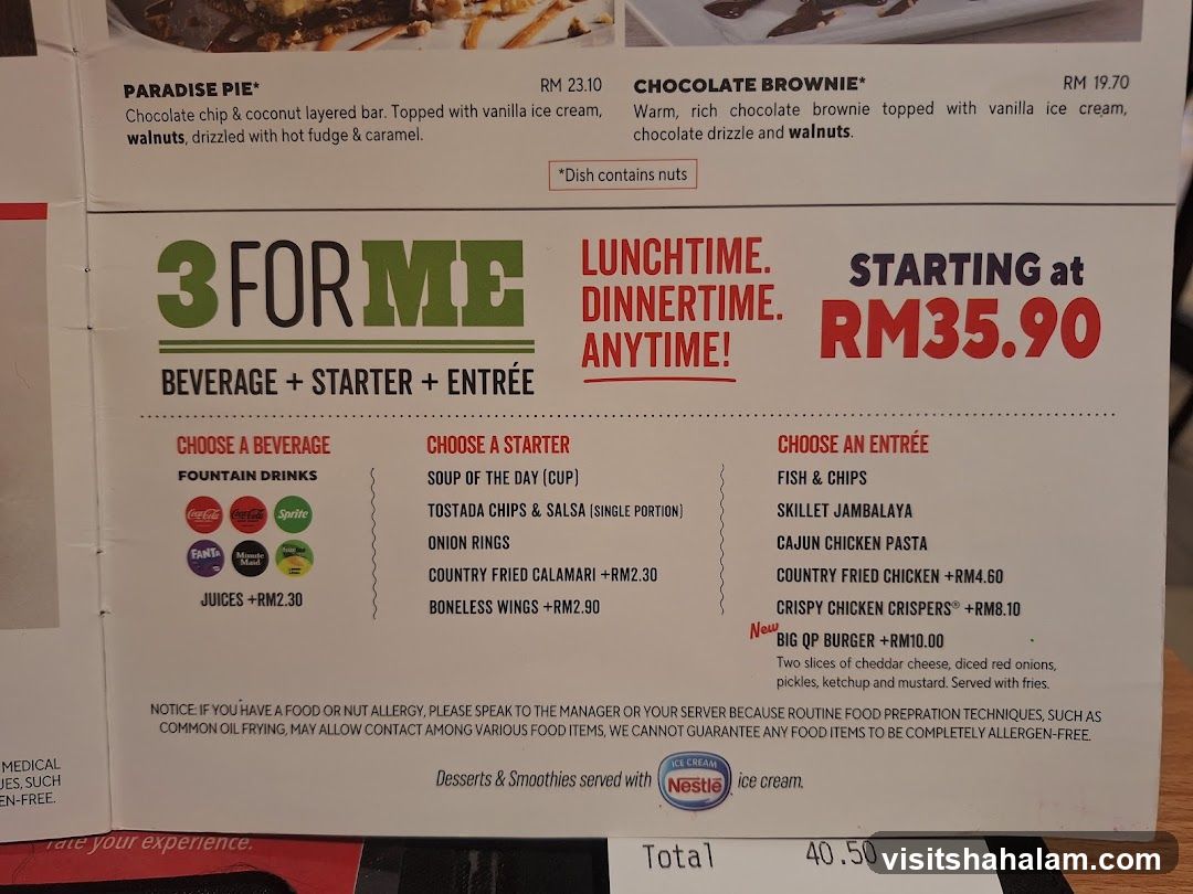 3 FOR ME LUNCHTIME. DINNERTIME. ANYTIME!