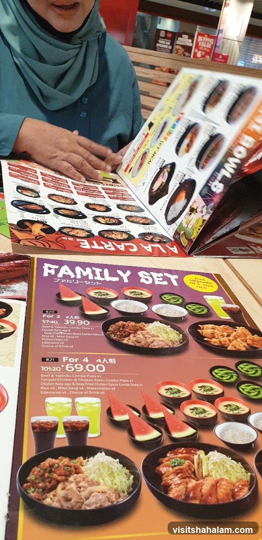 Family Set Menu