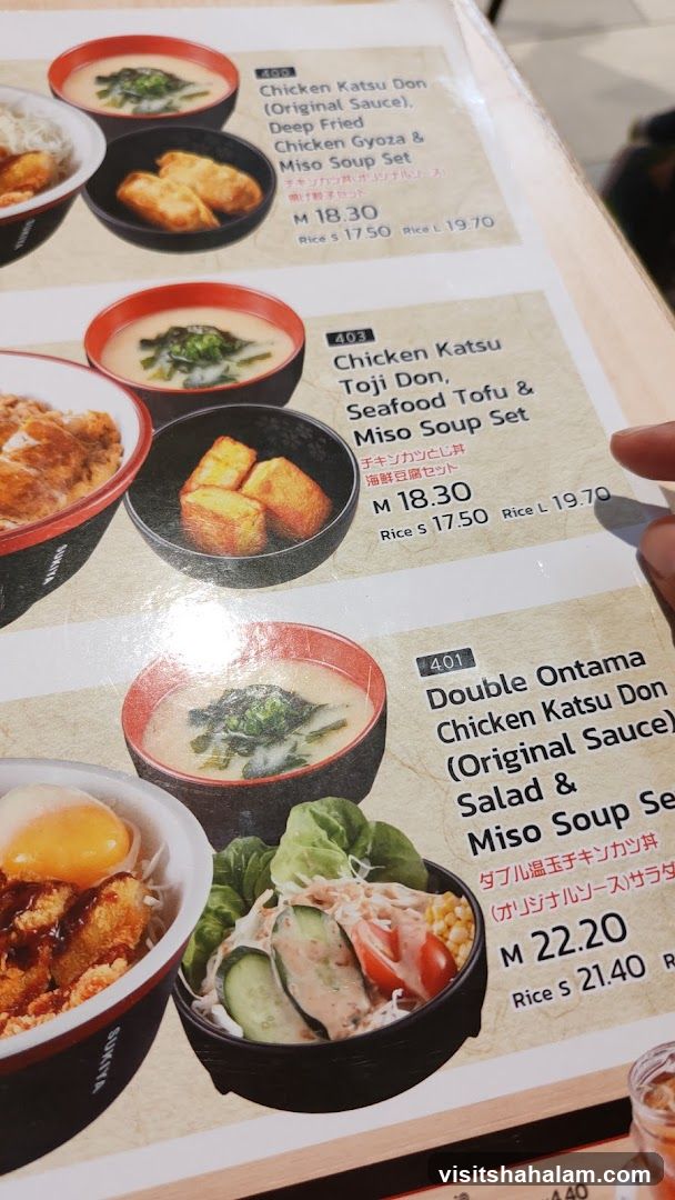 Menu Items